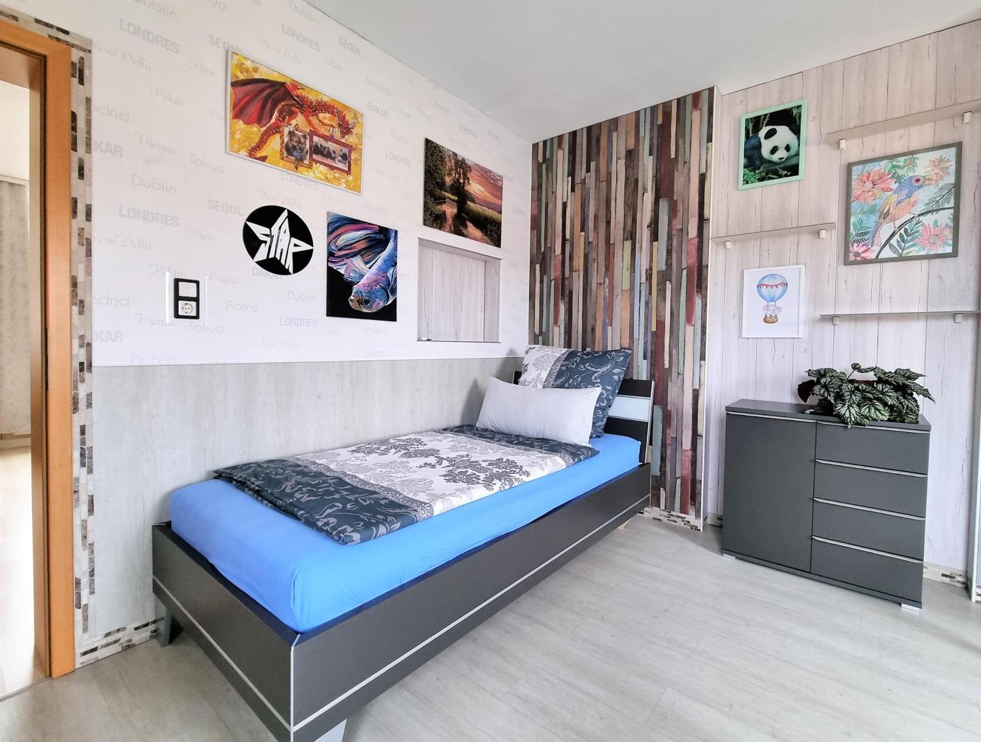 Apartment Bayreuth, Grosse Ferienwohnung Im Haus Mit Kunst, 3 Schlafzimmer, Kueche, Parkplatz Zewnętrze zdjęcie